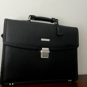 NEW Brooks Brothers Leather Briefcase